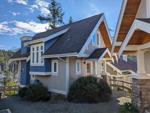 Back entrance near road